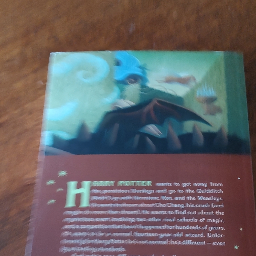 Scholastic Harry Potter and the Goblet of Fire Paperback - Picture 3 of 3